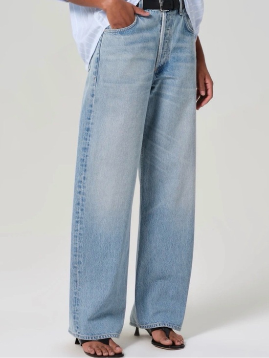 Citizens Of Humanity Denim - Citizens of Humanity COH Ayla Denim Jeans 24 Light Wash Baggy Wide Leg